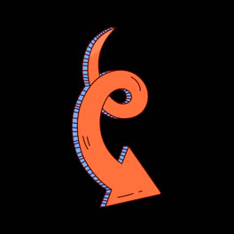 Motion-Graphic-of-Cartoon-style-arrow-design